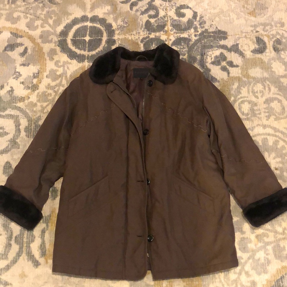 Brown coat